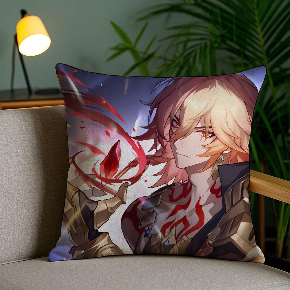 Honkai Star Rail M-Mydei Kissenbezug Milbenschutz Unsichtbarer Reißverschluss Schlafsofa