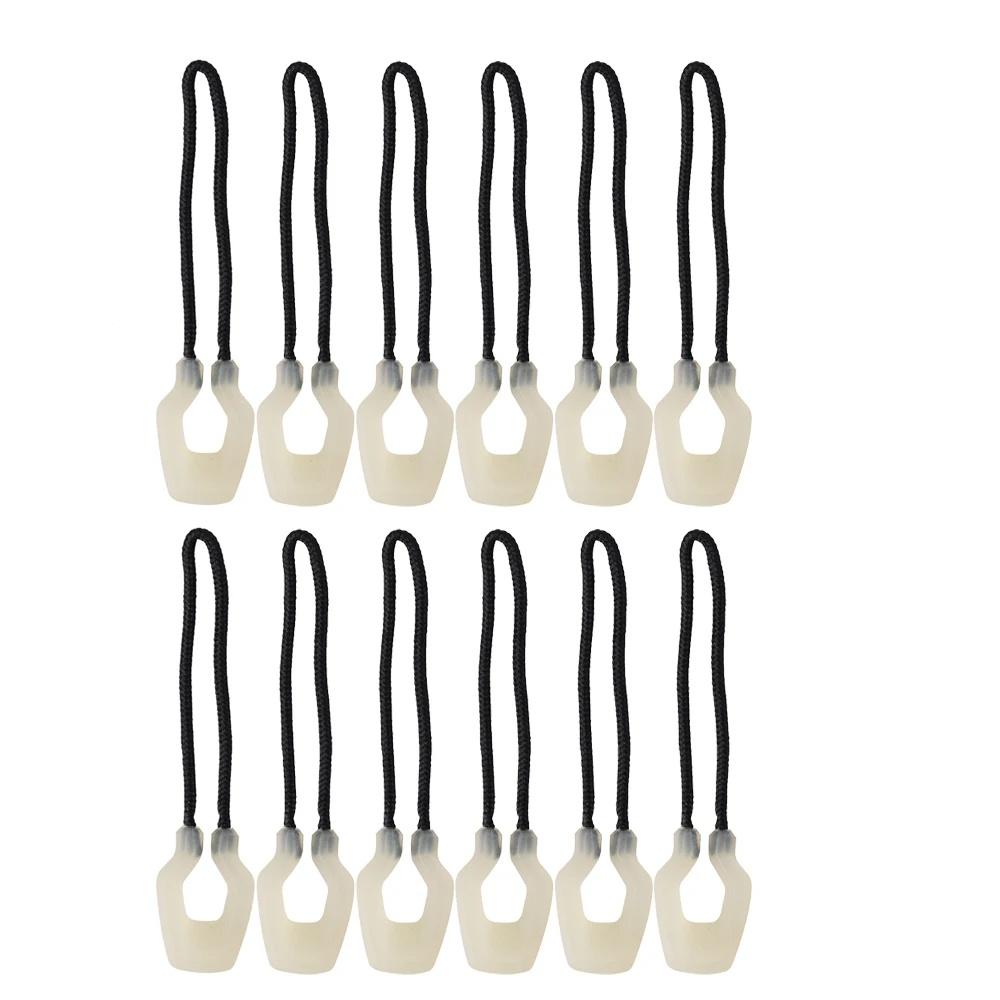 6pcs Zipper Pullers Convenient Zipper Extension Knapsack Jacket Zippers Accessories Tent Zipper Pull Slider Head Tool
