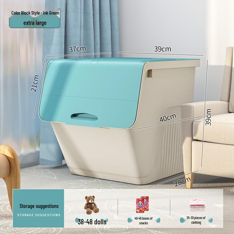 Flip-Top Storage Box for Clothes