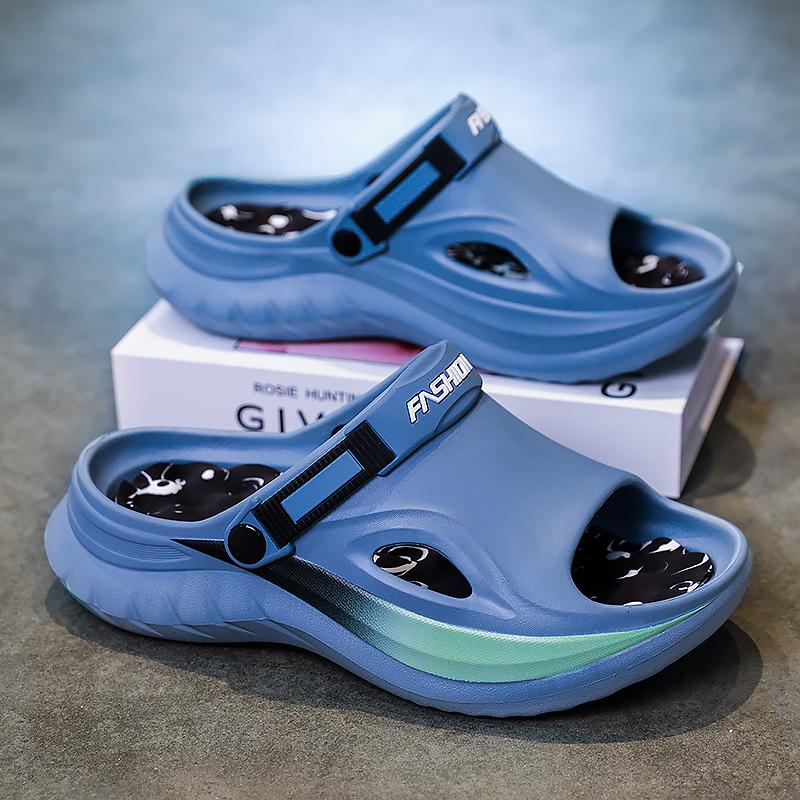 Sommer Herren Massage Hausschuhe Indoor Outdoor Sandalen Strand Bequem Weich Slides Clogs Freizeitschuhe Zuhause Herren Outdoor Sandalen