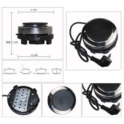 220V 500W Mini Elektrikli Ocak Sıcak Plaka Çok İşlevli Taşınabilir Mutfak Isıtıcı