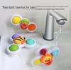 Educational Baby Cartoon Teether & Bath Spinner Toy