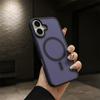 Applicable to iPhone16 skin-friendly matte magnetic mobile phone case Apple 16promax large hole semi-transparent matte surface skin-feeling case