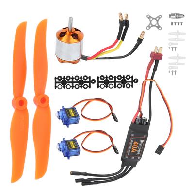 A2217 2300KV Brushless Motor 40A ESC SG90 9G Mikro Servo 6035 Propeller für RC Flugzeug(A2217 2300KV