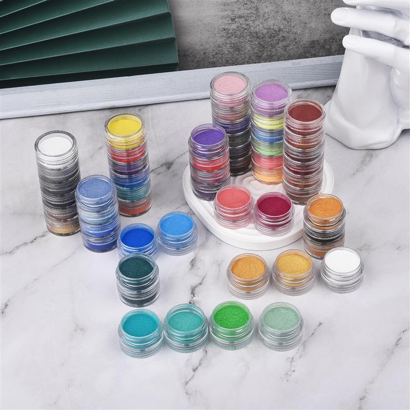 6 Renk Seti Sedefli Mika Tozu Epoksi Reçine Boya Renklendirici Pigment İnci Tozu Kendin Yap Malzemesi Epoksi Reçine Dolgu
