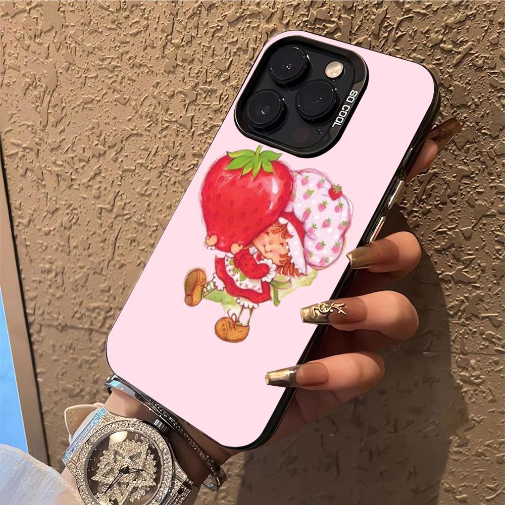 S-Strawberry S-Shortcakes Phone Case  Phone Case For iPhone 14 16 15 11 12 13 Pro Max Mini Plus Shockproof Cover
