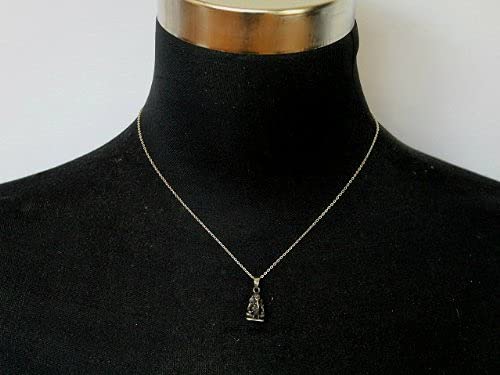 Ganesha Indian God Amulet Good Luck Sterling Silver 925 Pendant for Men and Women