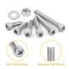 255 stainless steel cup head hexagonal bolts, nuts, washers set