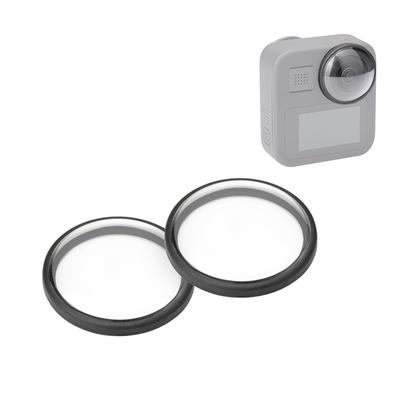 PULUZ 2Pcs/Set Acrylic Protective Lens Frame Cover Compatible with Go-Pro Max Anti-oil Anti-Scratch