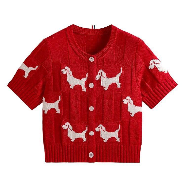 T-krekls THOM BROWNE 4XL red