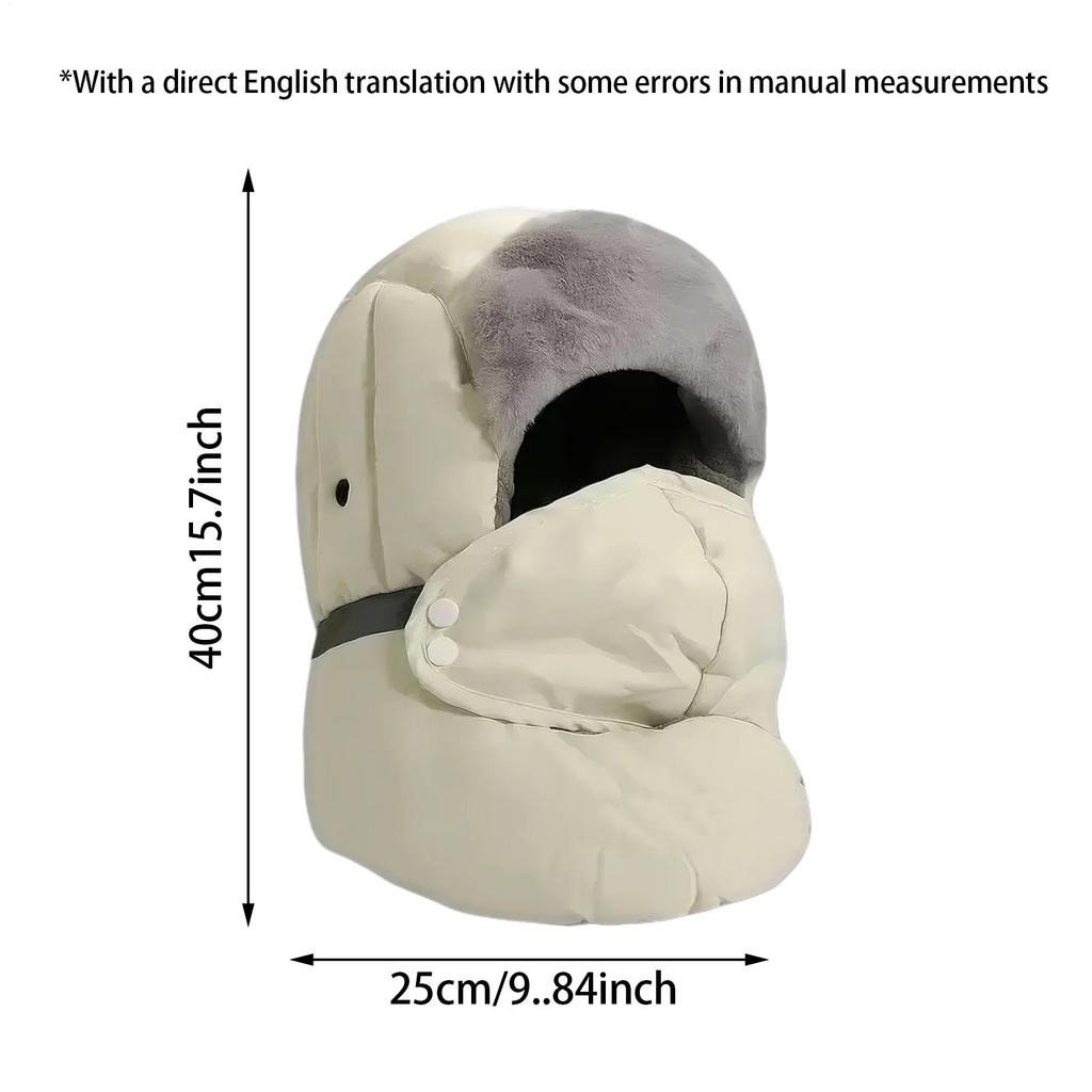 Winter Hats For Men Windproof Skiing Headwear With Earflap Outdoor Hat With Face Masque For Cold Weather Outdoor Camping Snow