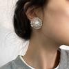 Retro Floral Fashion Earrings Personalized Cool Wind Exaggerated Light Luxury High-end Sense Women's Dainty Daily Wear Earrings