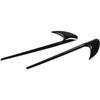 LLKUANG AMG Style Side Air Vent Fender Trim for Mercedes Benz C E GLC Class W205 W213 X253 (Glossy Black)