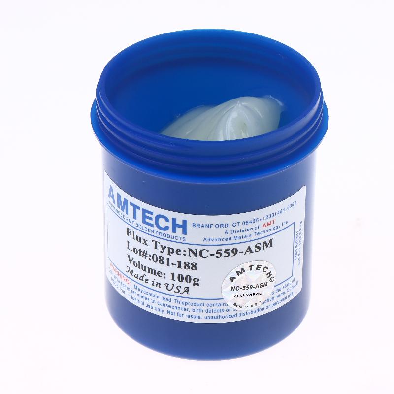 1 Set 100G Flusso per Saldatura No-Clean Affilatore per Punta Saldatore Saldatura Riparazione PCB Saldatura Flusso Nc-559-Asm per Saldatura