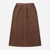 DOD H-Line Corduroy Skirt - L.Brown