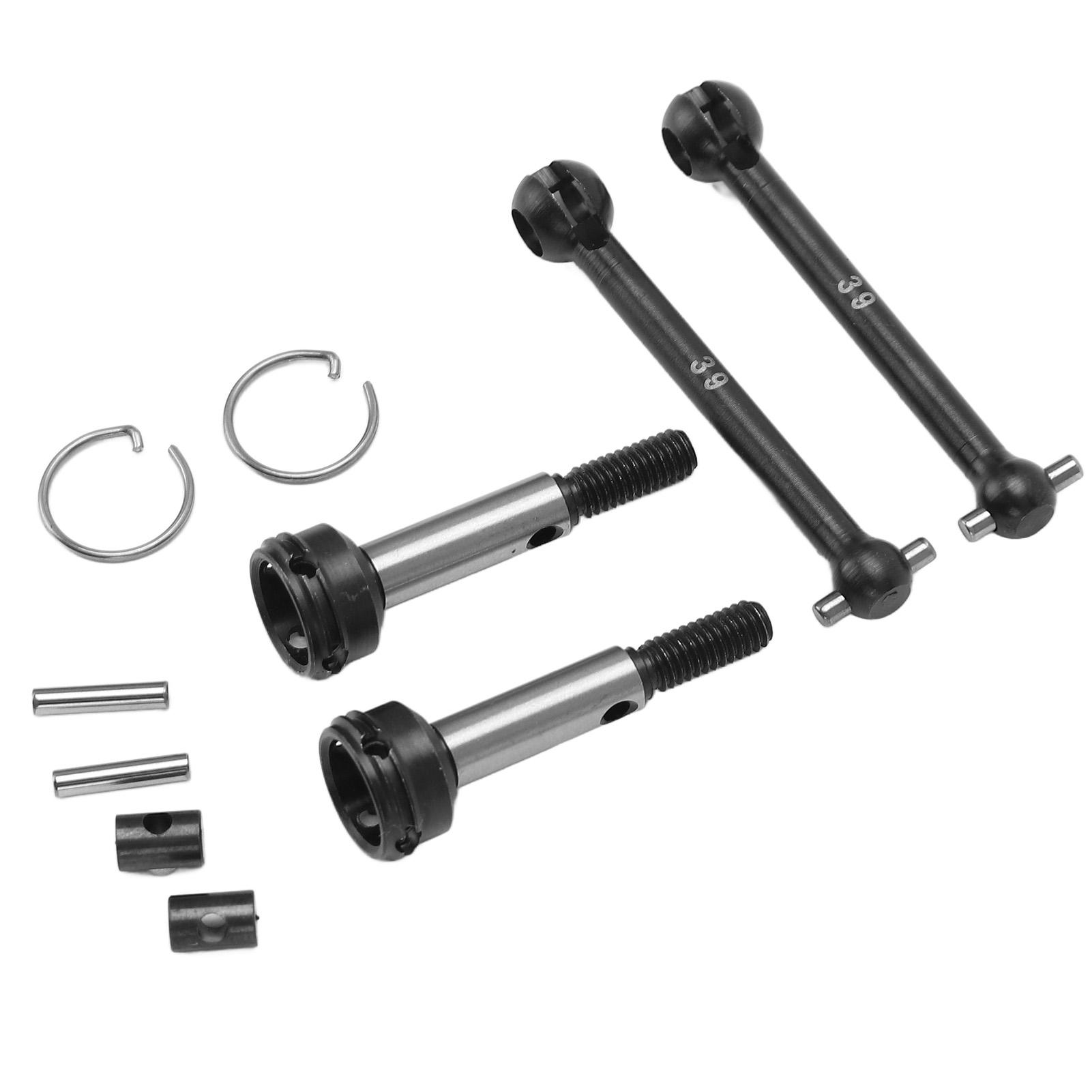 

39mm1.54in Black Silver Rear CVD Drive Shaft Set Universal Iron Drive Shaft RC Car Accessories for