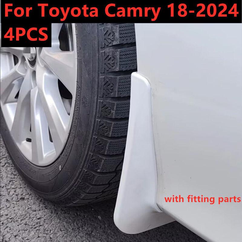 

Для Toyota Camry 18- Перламутрово-білі бризковики Захист від бризок Крило Захисники від бруду
