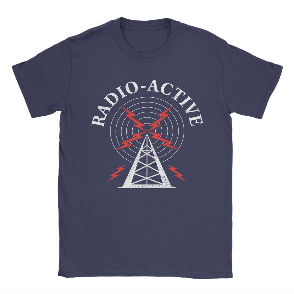 Unisex TShirts Amateur Radio Ham Radio Casual Cotton Tees Short Sleeve T Shirts Crew Neck Clothes Gift Idea