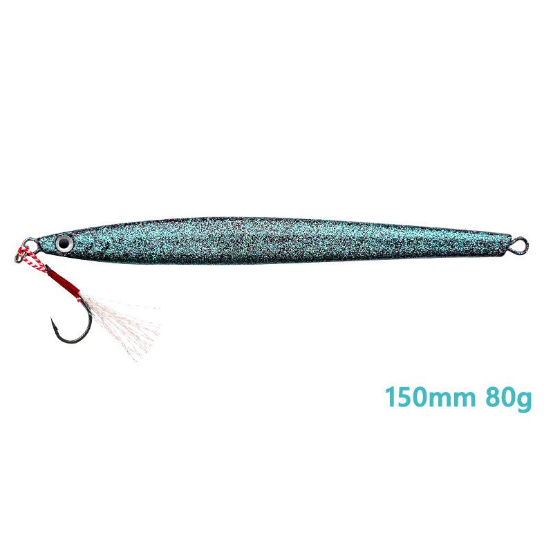 Luminous Silk Iron Plate Fishing Lure - 60/80g Sea Bait