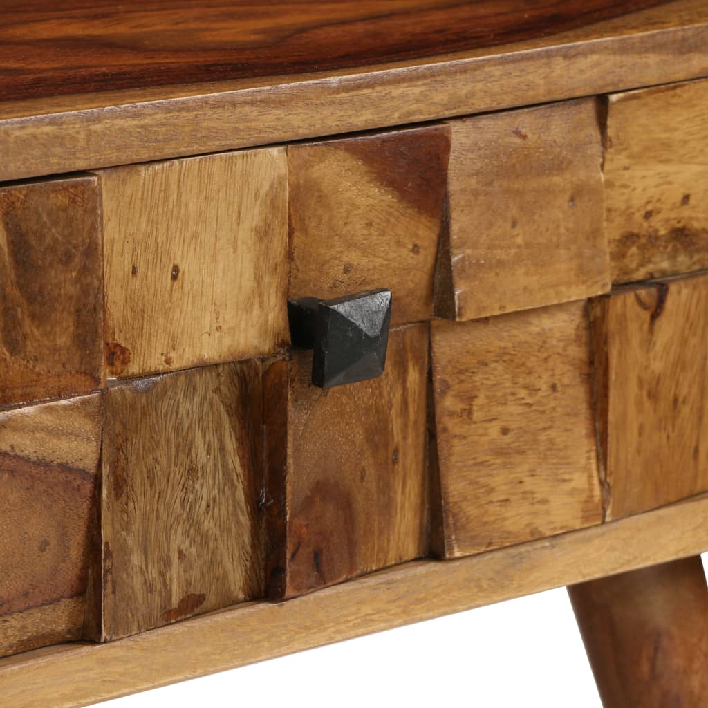 Coffee Table Solid Acacia Wood Honey Brown 110x50x37 Cm