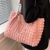 2025 summer underarm fold bubble shoulder bag women's large-capacity casual foreign style tote bag fashion women's bag