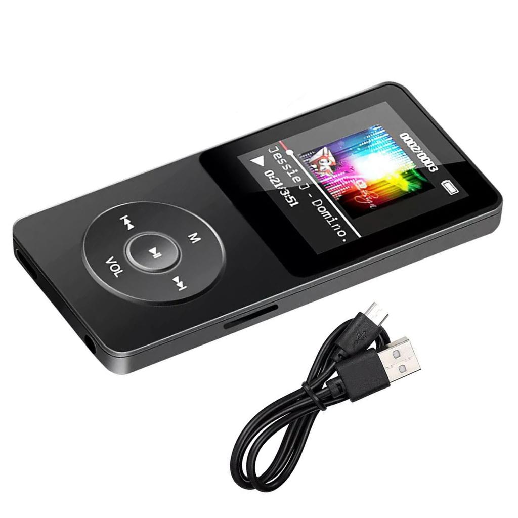 Wireless BT Bluetooth 5.0 MP4 MP3 Player Built-in Lithium Battery HiFi Lossless Sound HD Screen Display Voice Recorder