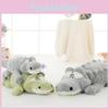 Adorable Cartoon Crocodile Plush Pillow Soft Stuffed Animal Gift For Girls