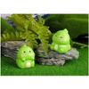 9Pcs/set Cartoon Mini Dinosaurs Animal Miniatures Resin Ornaments Micro Landscape Fairy Garden Dollhouse Decoration