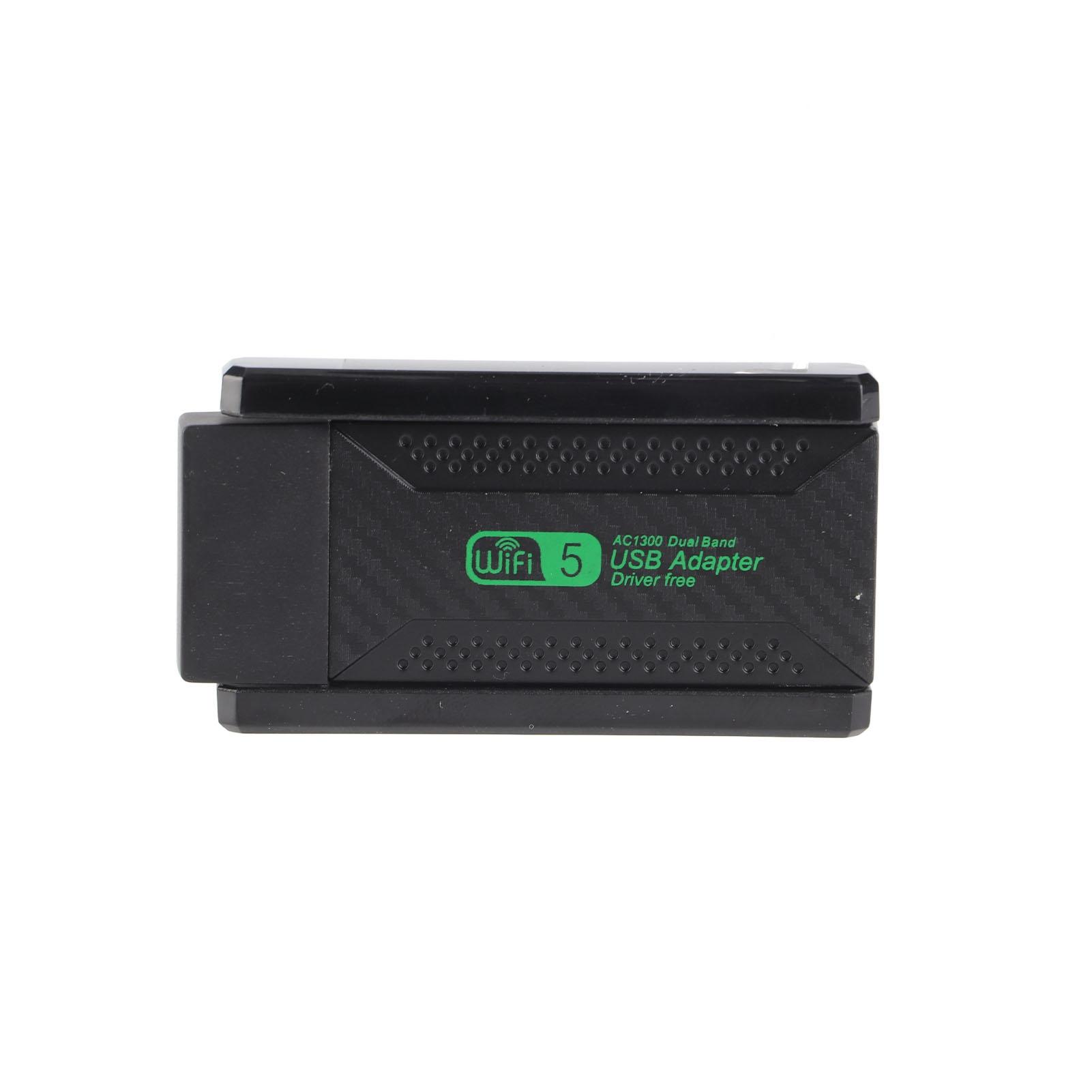 

USB Wifi Adapter Dual Antennas Dual Band 5G 2.4G 1300Mbps USB 3.0 High Speed Wireless Network