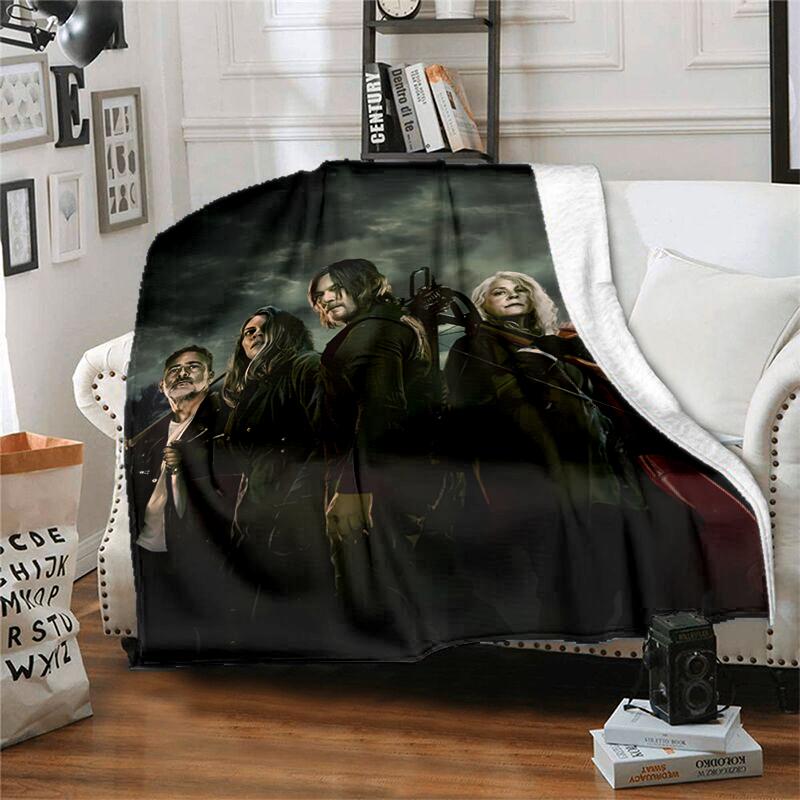 1pc Blanket The Walking Dead Daryl Dixon3 Print Design, Lightweight Blanket for Sofa, Bed- Soft &Warm, Gift for All Seasons like Christmas, Halloween