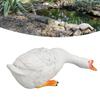 Resin Goose Statue Garden Decor Figurine Ornament for Pool Side Lawn Yard Outdoor Decoration Funny Housewarming Gift