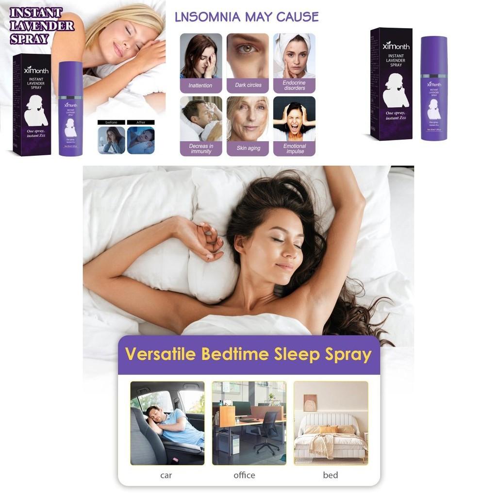 Ximonth Lavender Sleep Spray For Relaxation And Stress Relief In A 30ml Bottle