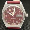 USED VINTAGE SEIKO 5 AUTOMATIC 6309A JAPAN MENS D/D RED WATCH 621b-a413509-2 SKU621b-a413509