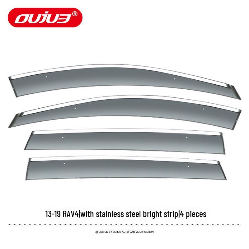 

2022 Toyota RAV4 Electroplated Rain Deflectors - Car Window Exterior Modifications