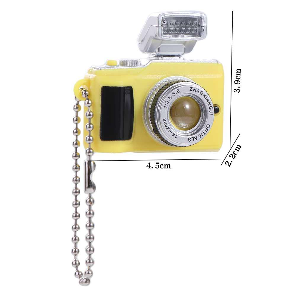Kunststoff Kamera Elektrische Leuchtende Schlüsselanhänger Led Mini Kamera Spielzeug Led Schlüsselanhänger Kinder Spielzeug