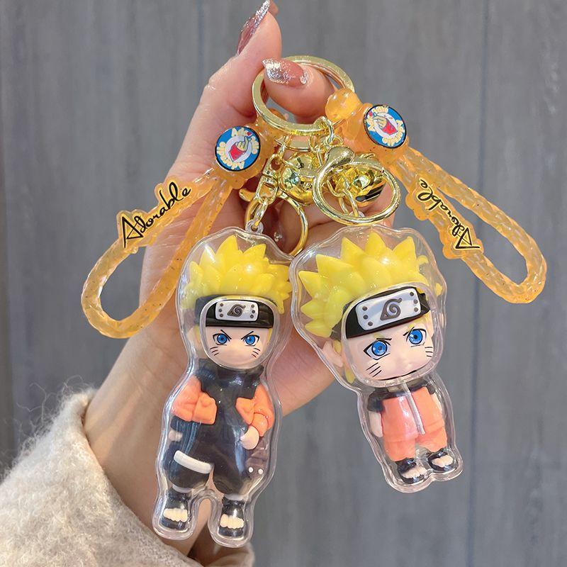 New NARUTO Naruto Animation Creative Student School Bag Key Pendant Car Key Chain
