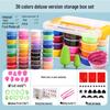 24-Color Non-Toxic Ultra-Light Handmade Clay Set for Kids - DIY Play Dough and Craft Kit