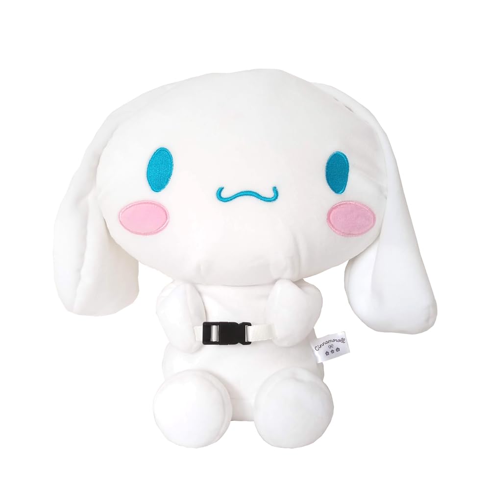 Sanrio Travel Neck Air Pillow with Flips Inside Transforms Into a Cute Take Cinnamoroll Pillow, Microbeads, Fluffy, Out, Character, Me!