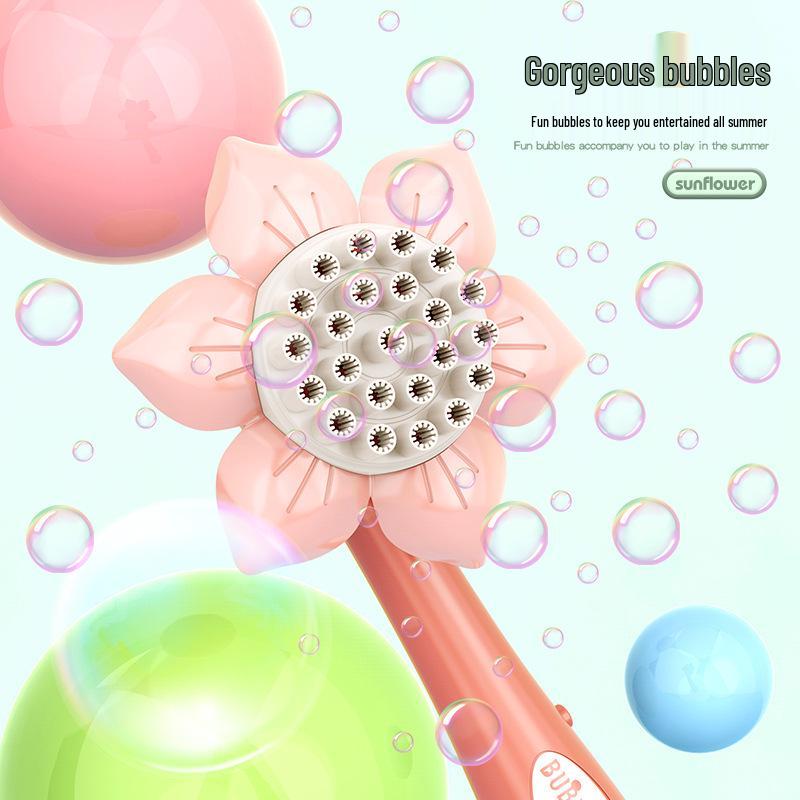 Hot-Selling Automatic Luminous Gatling Bubble Gun - Perfect Toy for Kids