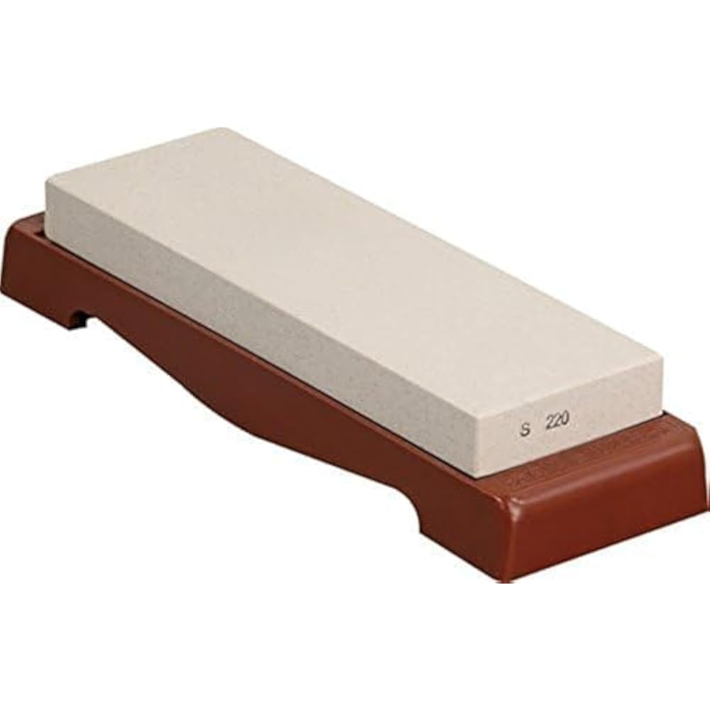 Naniwa Grinding Industry Shrimp Seal Super Grinding Stone with Stand S220 20mm IN-2202
