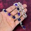 Charoit Halskette Edelsteinschmuck, 925 Massiv Sterling Silber Halskette, Handgefertigter Schmuck Geburtsstein Halskette