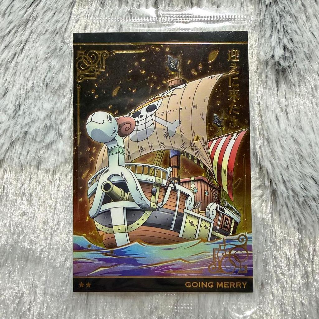 Used ONE PIECE Merry Wafer Card