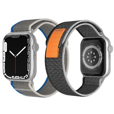 Apple Watch Ultra 8 Naylon Trail Loop ile uyumlu iWatch 42mm 44mm 45mm 49mm spor saat bandı değiştirme Velcro bant bilek