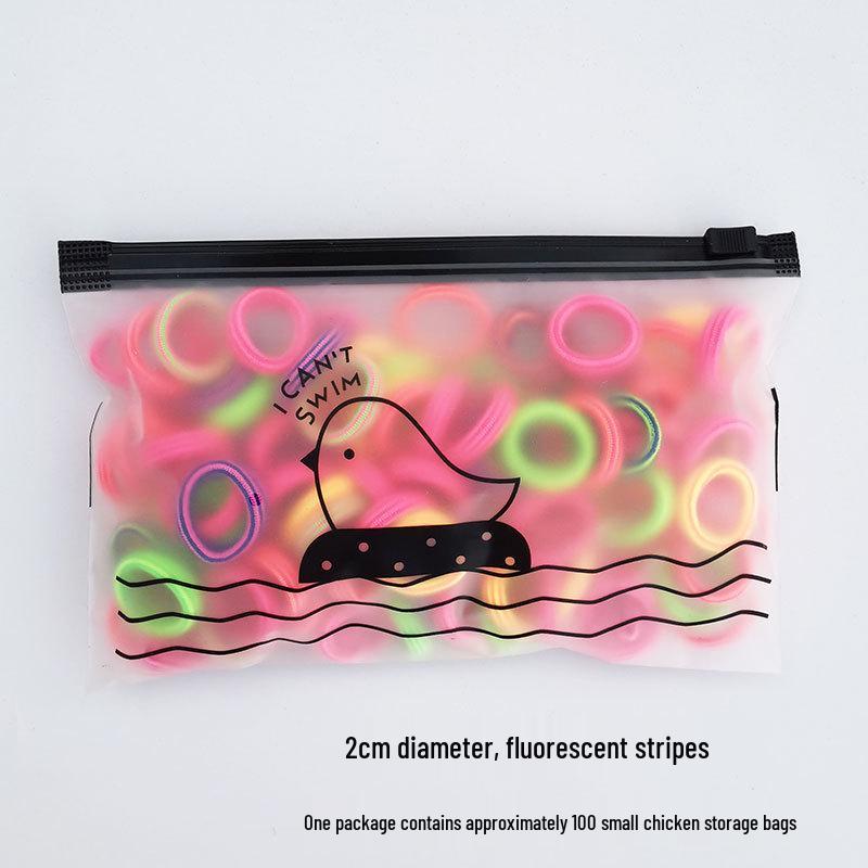 2cm Hochelastische Haargummis für Kinder - Sanfte, kleine Handtuchringe für Mädchen und Babys, Haarschonende Gummibänder