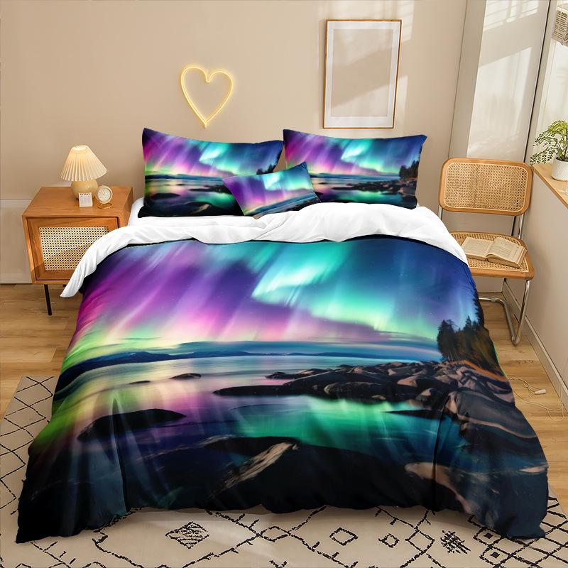 

Fashion technology,3D digital printed bedding, duvet covers, pillowcases 90 * 200 two-piece set