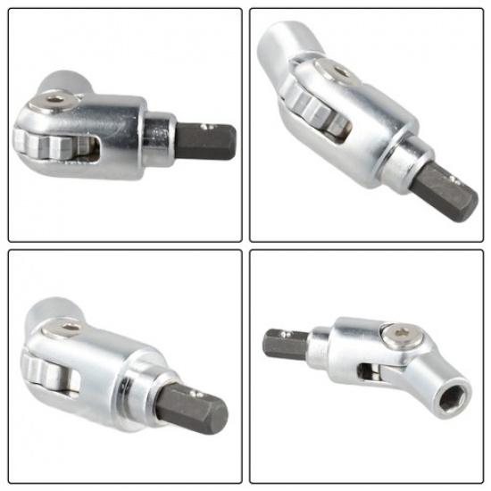 Electric Drill Driver Screwdriver Joint Corner Turner for 180 Degree Rotation