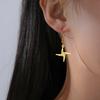 St. Brigid's Cross Earrings for Women Goddess Brigid Earrings Stainless Steel Irish Cross Jewelry for Imbolc St. Brigid's Day
