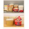 Disposable Food Grade Bamboo Pulp Bowls with Lids