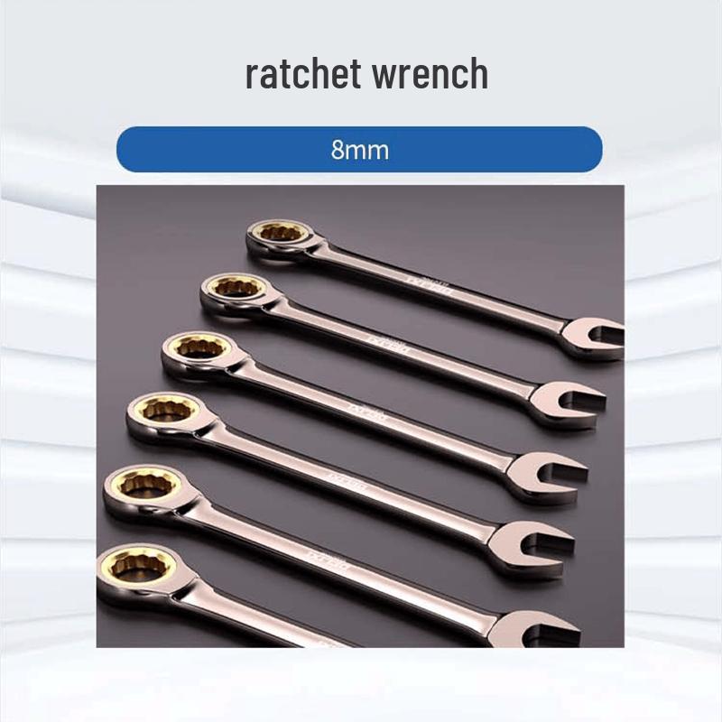 Delixi 8mm Ratchet Wrench