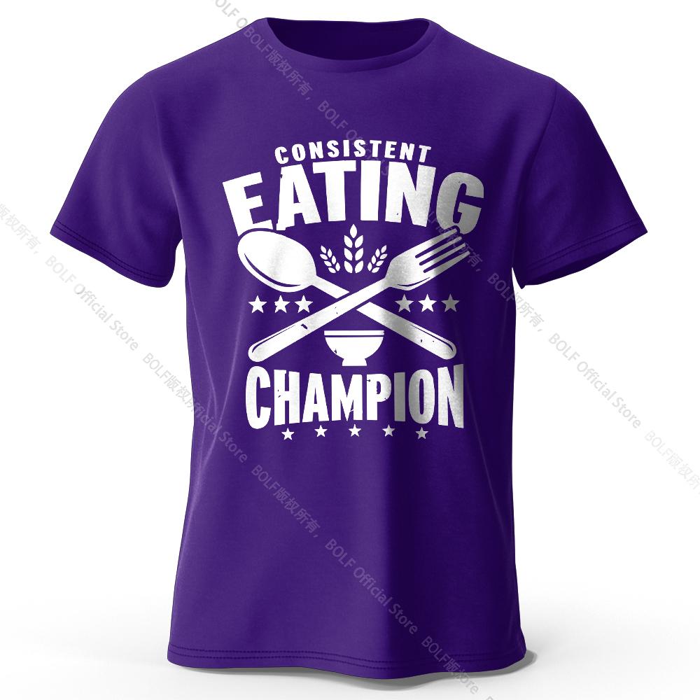 Men's Printed T-Shirt 100% Cotton Oversized Bold Graphic Tees for Women Summer Tops Foodie Streetwear
